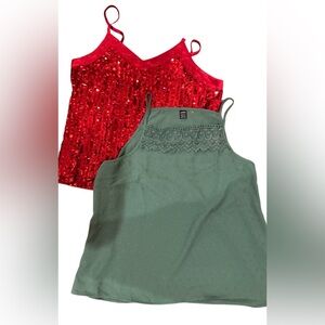Time and true and Shein Cami tops